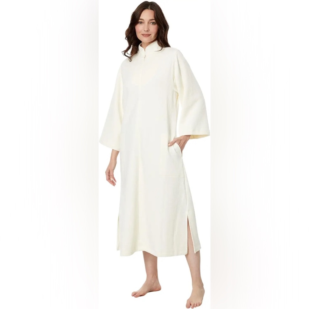 Natori Quilted Infinity Zip Caftan - large